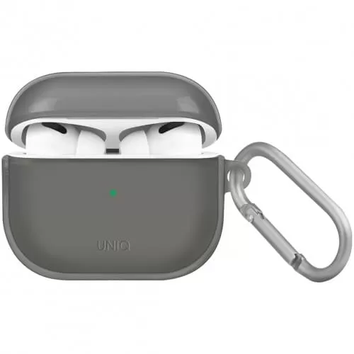 Чехол Uniq для AirPods 3 Glase TPU case, черный