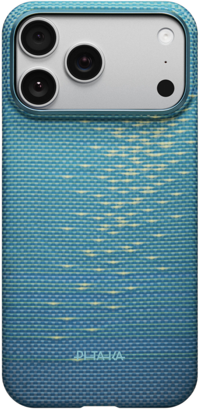 Чехол Pitaka Ultra-Slim Case для iPhone 17 Pro Max, Lucid Blue