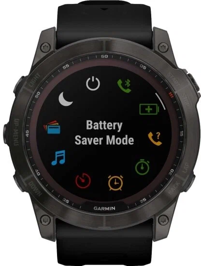 Умные часы Garmin Fenix 7X Sapphire Solar, титановый серый (010-02541-11)